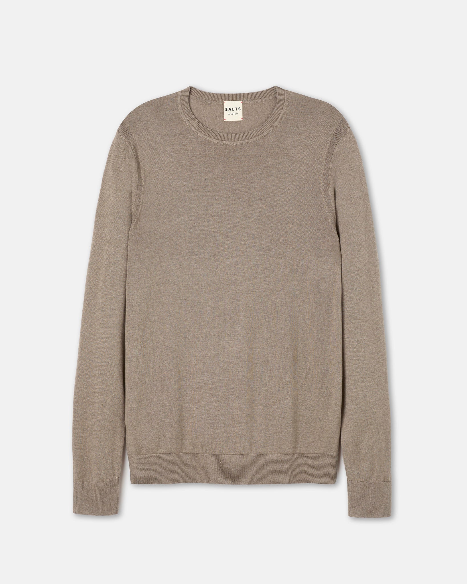 Fine Knitted Crew Neck Sweater