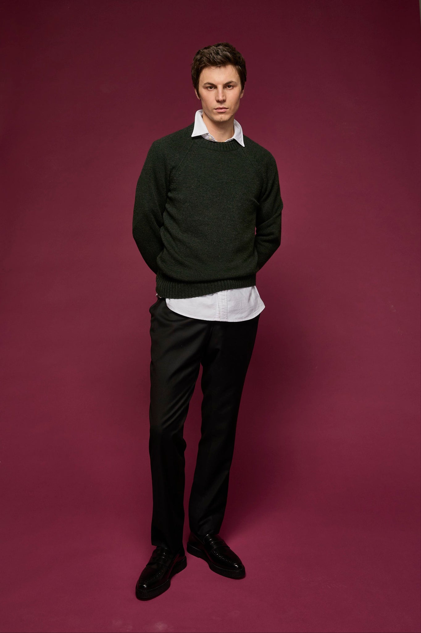Winter knitted layering